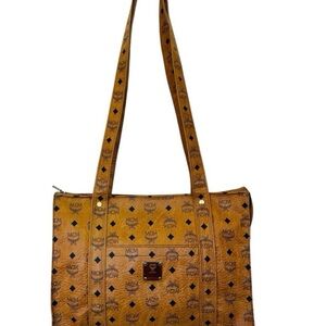 MCM Vintage Cognac Visetos Bag